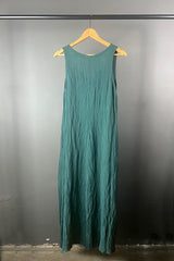 Transit Textural Dress in Petrol