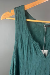 Transit Textural Dress in Petrol