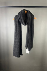 Transit Anthracite Knit Scarf