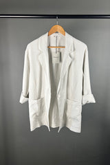 Transit Relaxed Blazer in Chalk