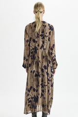 Transit Printed Merlot Dress