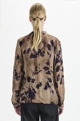 Transit Printed Shirt in Merlot