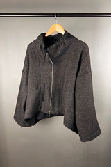 Transit Black and Chevron Reversible Jacket