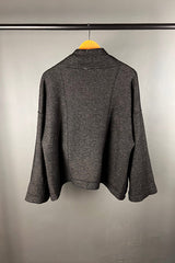 Transit Black and Chevron Reversible Jacket