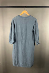 Transit Slate Blue Linen Dress