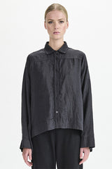 Transit Striped Shirt in Anthracite