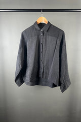 Transit Striped Shirt in Anthracite