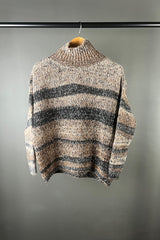 Transit Stripe Melange Knit Pullover