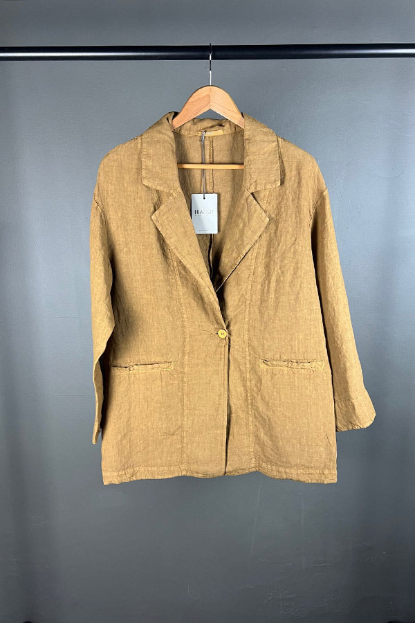 Transit Oversized Longline Mustard Jacket