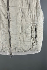 Transit Silk Mix Gilet in Sand