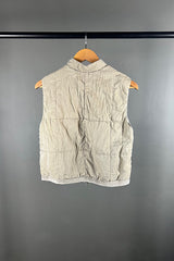Transit Silk Mix Gilet in Sand