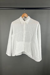 Transit Linen Shirt-Jacket in White