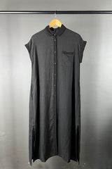 Transit Black Linen Dress