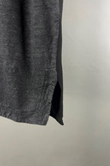 Transit Black Linen Viscose T-Shirt