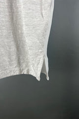 Transit Chalk Linen Viscose T-Shirt