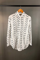Tzusk Arrow Print Slim Shirt
