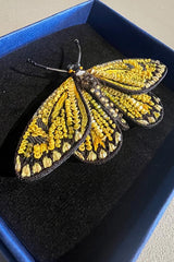 Trovelore Yellow Coster Butterfly Brooch