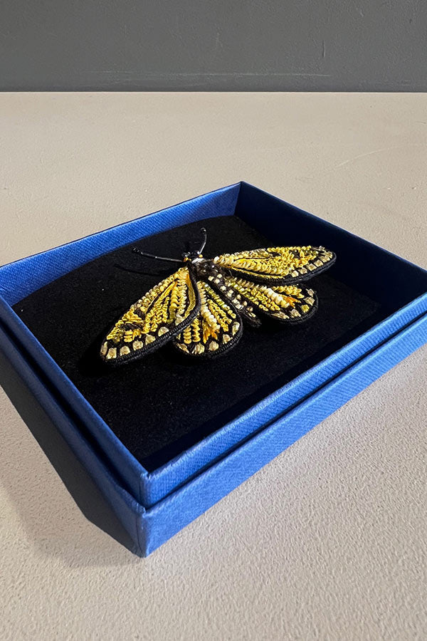 Trovelore Yellow Coster Butterfly Brooch