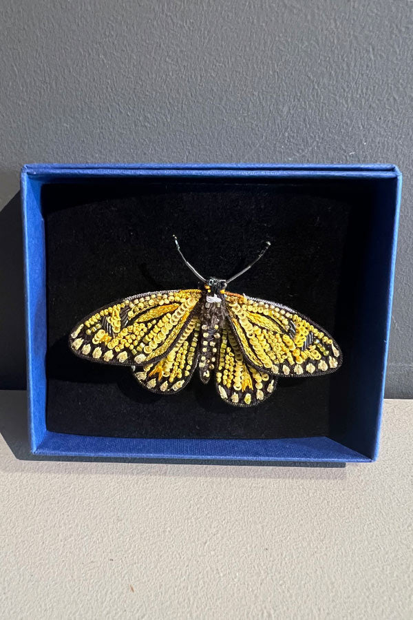 Trovelore Yellow Coster Butterfly Brooch
